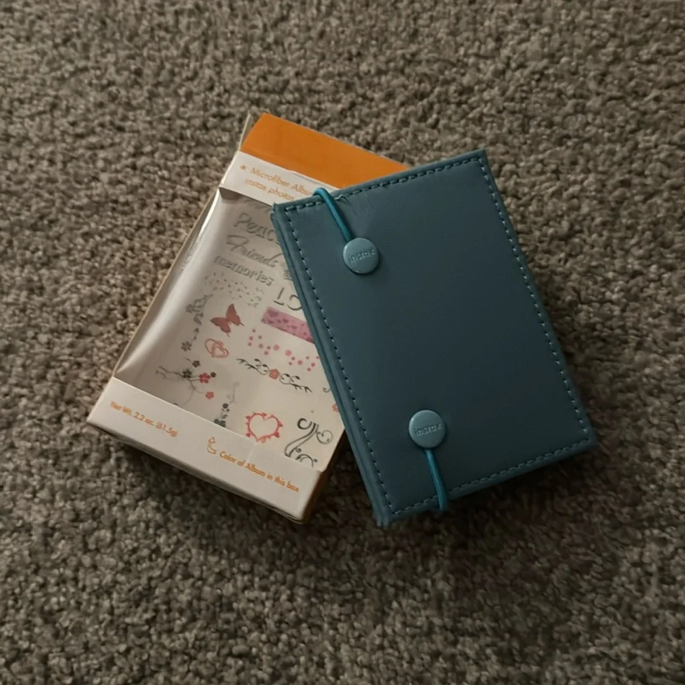 Fuji film instax accordion album - Teal color
